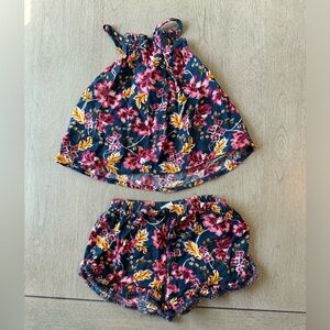 Old navy tank and short set 3-6m